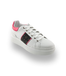 pollini heritage sneaker weiss metallic